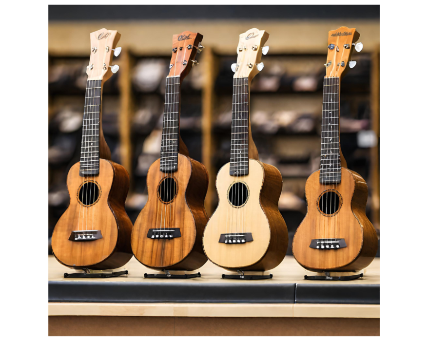 Ukulele size comparison